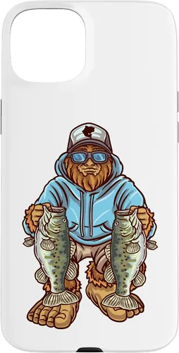 Vista 9 de Funda para iPhone 17, diseño de pescador de pie grande