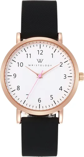 Vista 21 de Wristology 2 tamaños – Correa de reloj con números intercambiable de silicona de cambio fácil – esfera analógica de lectura fácil con segundero