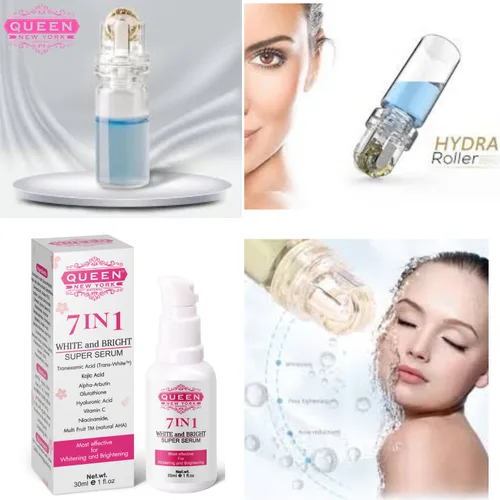 Vista 7 de QUEEN 7 en 1 Super Serum - 5% ácido tranexámico, 5% ácido kójico, 2% alfa arbutina con niacinamida, ácido hialurónico y vitamina C - Suero facial