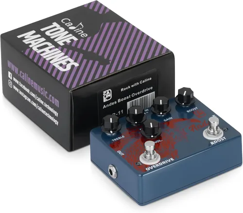 Vista 6 de Caline DCP-11 Andes Boost Overdrive Pedal de efecto dual para guitarra