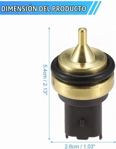 Vista 4 de uxcell 13627535068 Sensor de temperatura del refrigerante del motor