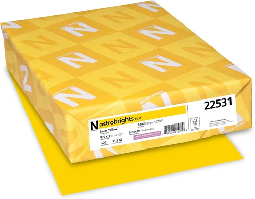 Vista 6 de Learning Resources 22551 Astrobrights - Papel de color, 8.5 x 11 pulgadas, 24 lb / 89 gsm, rojo de reentrada, 500 hojas