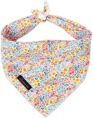 Vista 16 de ARING PET Bandana de abeja para perros, bandana de abejas amarillas rosas para mascotas, bufanda triangular, baberos para cachorros, pequeños Rosa
