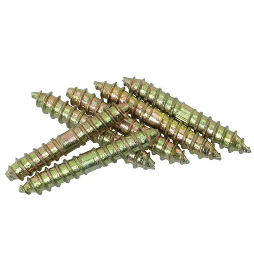 Vista 2 de TAODAN Tornillo de clavija de doble extremo para muebles de carpintería de madera que conectan tornillos de clavija de fijación M6x40mm