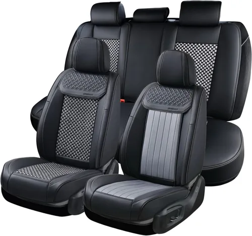 Vista 11 de Coverado - Fundas impermeables para asientos de coche, fundas delanteras para asientos de coche, 2 en 1, fundas protectoras para asientos de coche