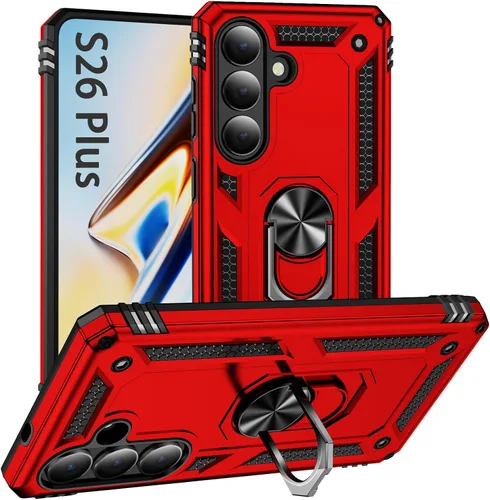 Vista 7 de Korecase - Carcasa para Samsung Galaxy S10E con soporte de anillo, color Negro