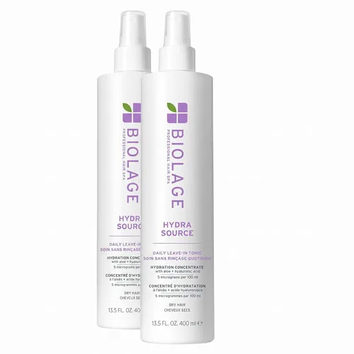 Vista 14 de Biolage Hydra Source Daily Leave-In Tonic - Moisturizes & Detangles, Blowout Primer, Heat Protectant & Detangler
