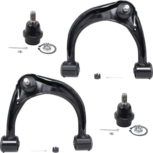 Vista 131 de Detroit Axle - 4 piezas de brazos de control traseros para Ford C-Max, Focus, Mazda 3 5, Volvo C30, C70, S40, V50, 4 brazos de control superiores e