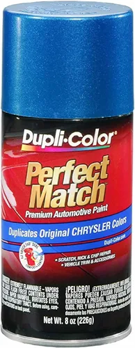 Vista 205 de Dupli-Color EBCC04177 Perfect Match Pintura en Aerosol Automotriz – Chrysler Bright Platinum Metallic, PS4/MS4 – Lata de Aerosol de 8 oz