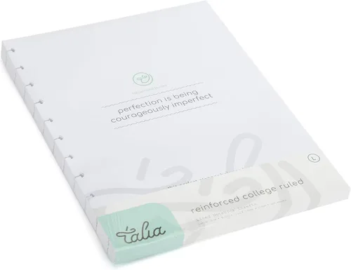 Vista 33 de Talia - Recambios para cuaderno con espiral (Páginas en blanco (negro), Junior (5.5 x 8.5 pulgadas))