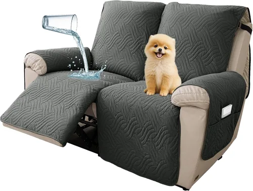 Vista 11 de Deep Dream Fundas impermeables para silla reclinable, funda antideslizante para sofá reclinable, protector de muebles para niños perezosos, funda