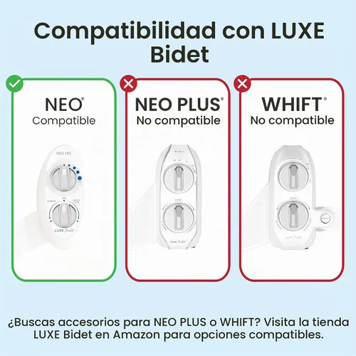 Vista 2 de LUXE Bidet Manguera de agua fría de 1/2" x 1/4" x 15", metal trenzado