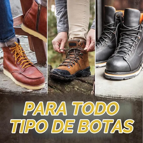 Vista 2 de Agujetas redondas para botas Miscly [1 par], cordones resistentes y duraderos para botas, botas de trabajo y botas de senderismo Negro