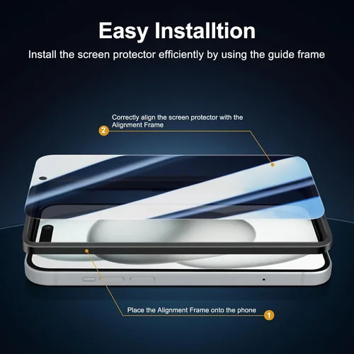 Vista 127 de NEW'C Paquete de 3 protectores de pantalla de privacidad para iPhone Air/iPhone 17 Air (6.5 pulgadas), película de vidrio templado antiespía