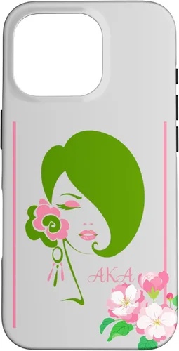 Vista 20 de Black Sorority Excellence Beautiful Woman Pink & Green Case for iPhone 17