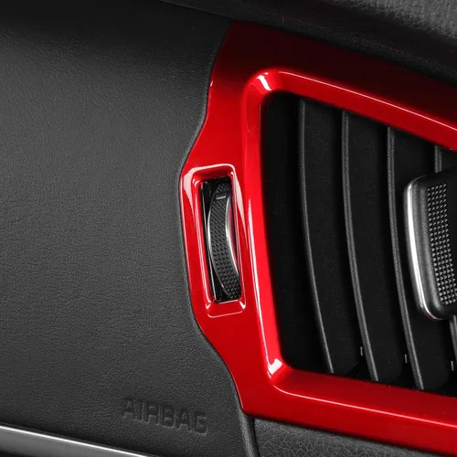 Vista 9 de YOUTOOCAR 2 cubiertas laterales de ventilación compatibles con accesorios Kia Stinger 2018-2023 (rojo)