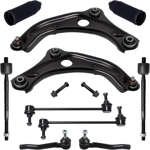 Vista 10 de 2 piezas K620558 K620559 izquierda derecha delantera inferior brazo de control y rótula conjunto compatible con 2003 04 05 06 2007 Ni-ssan Murano
