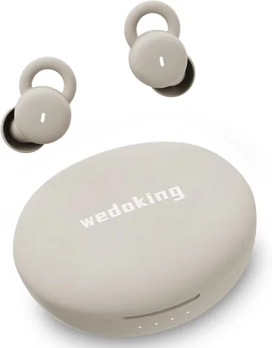 Vista 9 de Los auriculares invisibles más pequeños para dormir, cómodos, con bloqueo de ruido, auriculares inalámbricos Bluetooth planos para dormir de lado