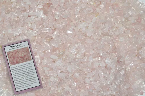 Vista 28 de Fantasia Materiales: 1 libra de piedras de tamaño de chip de aguamarina pulida con tarjeta de identificación