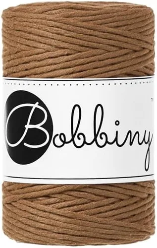Vista 36 de Bobbiny Cordón de macramé de una sola capa para bebé de 0.069 pulgadas (100% algodón reciclado)