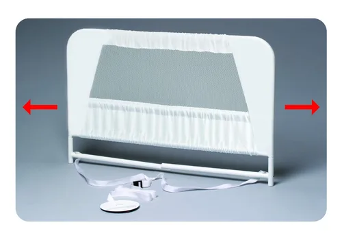 Vista 7 de KidCo Protector de riel de cama de malla para niños pequeños de 39 pulgadas de largo para colchón individual, doble, matrimonial, Queen y King