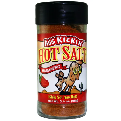 Vista 9 de ASS KICKIN' Hot & Chile - Sal de lima – Tarro coctelero de 3.2 onzas – Sal saborizada perfecta para condimentos de palomitas de maíz, sal