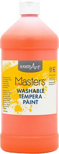 Vista 66 de Handy Art Little Masters - Pintura lavable, 16 onzas, color negro Bright & Mixable, High Opacity, Washable Colors for Classroom, Students, Kids