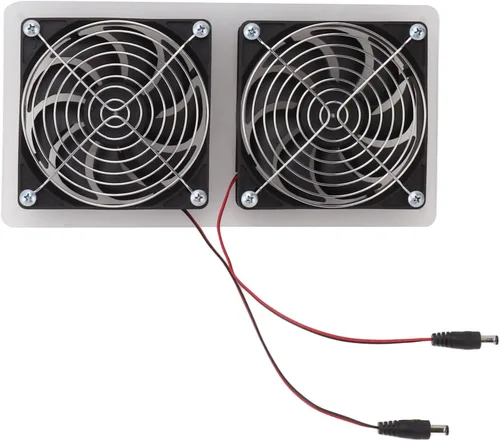Vista 9 de Kit de ventilador de panel solar al aire libre 15w para invernadero de gallinero