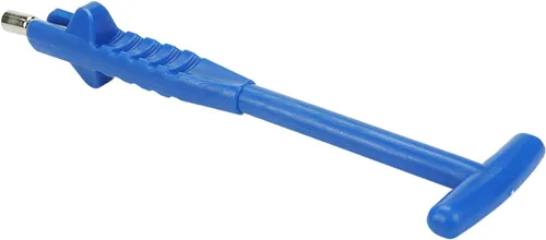 Vista 3 de Extractor de vástago de válvula de neumático con mango en T ABS de 8-3/4 pulgadas, núcleo de válvula antiarañazos, herramienta de extracción rápida