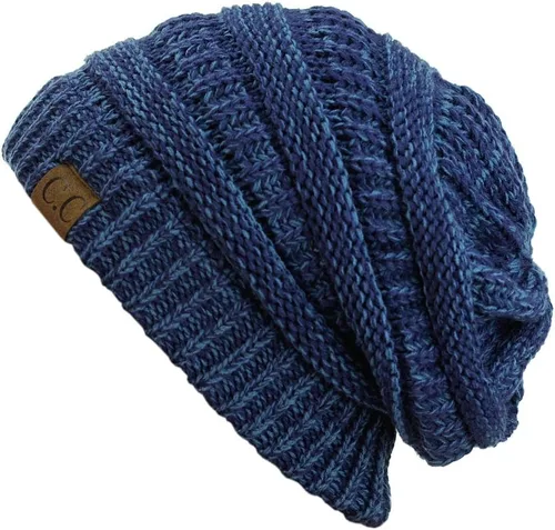 Vista 522 de C.C Trendy Warm Chunky Soft Stretch Cable Knit Beanie
