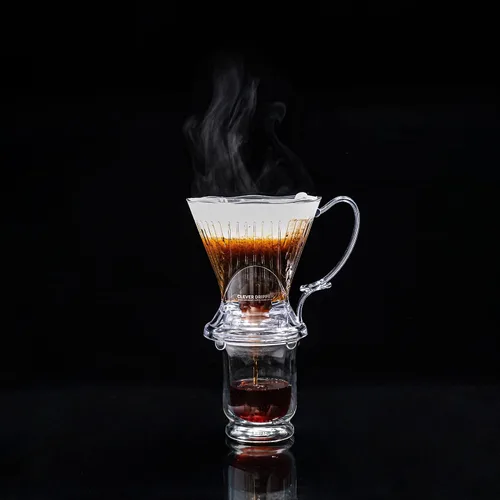 Vista 9 de Gotero de café Clever y filtros, grande 18 oz, diseño clásico original, plástico libre de BPA seguro, cafetera de goteo, cafetera de goteo por