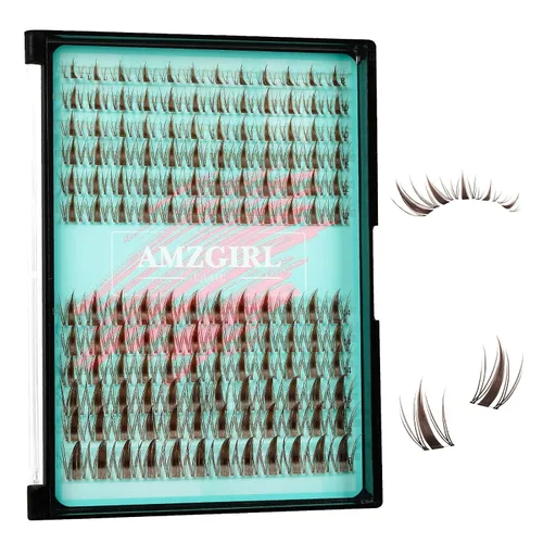 Vista 20 de Kit de racimos de pestañas con purpurina de AMZGIRL