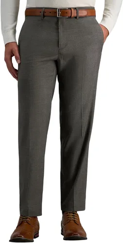 Vista 30 de Haggar Pantalones y Chaquetas de Traje por Separado Jmh Premium Stretch de Corte Entallado para Hombres Negro Sólido