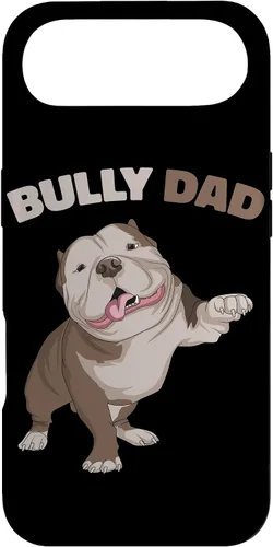 Vista 27 de American Bully Dad Dog Owner Father Funny Men Case for iPhone 17