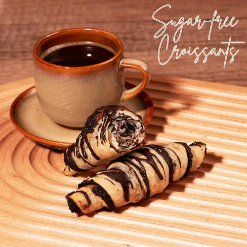 Vista 2 de Pasteles Sin Azúcar Cruasán de Chocolate Pan Babka de Chocolate Pastelería de Desayuno Sin Lácteos y Nueces Sin Conservantes Únicos