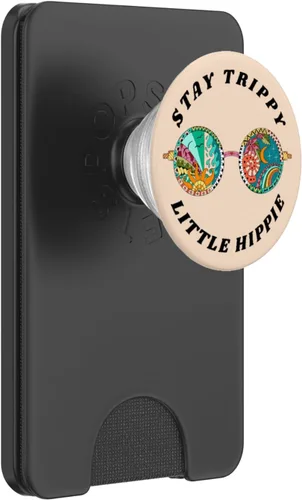 Vista 7 de Stay Trippy Little Hippie Funny Peace Love Hippy - Soporte para teléfonos y tabletas, Negro