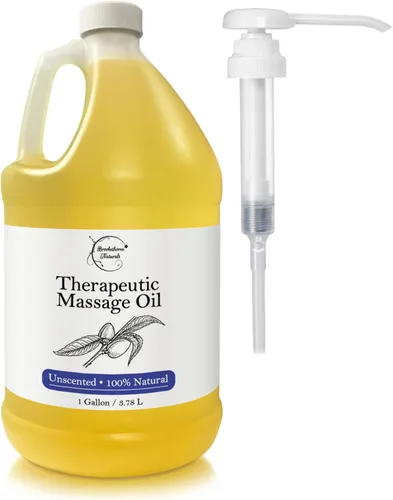 Vista 10 de Aceite de masaje sin perfume para terapia de masaje 8oz Brookethorne