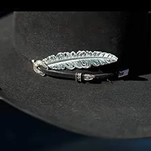 Vista 3 de Montana Silversmiths Sombrero pintado a mano pluma