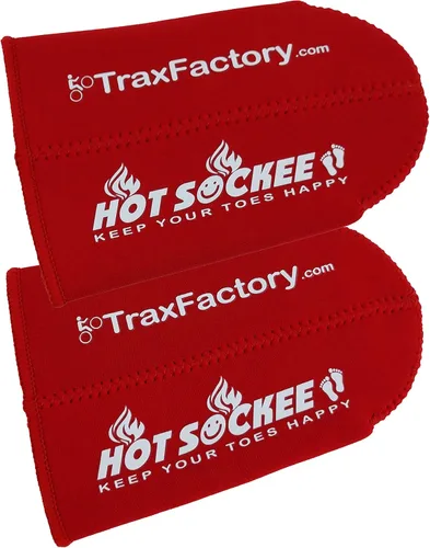 Vista 2 de Calentadores de dedos de neopreno - Se usan dentro de zapatos o botas - 3 tallas - Para ciclismo, senderismo, deportes de invierno, camping, trabajo
