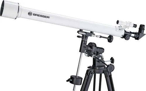 Vista 2 de Bresser 4660910 Classic 60/900 EQ Sky Refractor Telescopio con Accesorios - Blanco