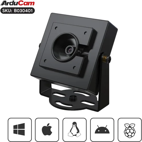 Vista 6 de Arducam Módulo de cámara USB de enfoque automático de 12 MP con HDR, cámara web USB Raspberry Pi, cámara Lightburn con múltiples resoluciones de IA