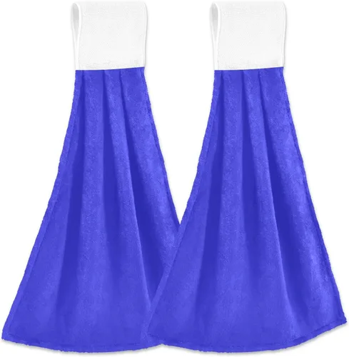 Vista 21 de Juego de 2 toallas de mano amarillas y naranjas, suaves, absorbentes, decorativas, para baño, secado rápido, barra de té, toalla colgante para baño