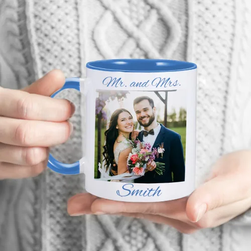 Vista 6 de Taza personalizada, tazas de café personalizadas con imagen, texto, nombre, taza personalizada, regalos para novio, novia, familia, tazas de café