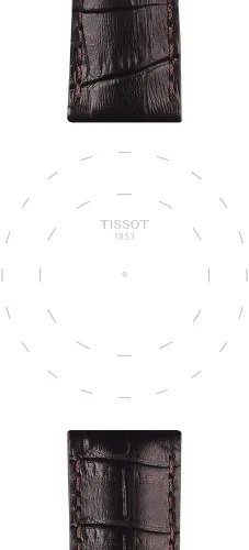 Vista 3 de Tissot T852041655 0.866 in Lug Correa de cuero marrón, Marrón, Moderno