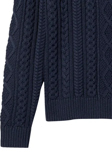 Vista 7 de Suéter de manga larga para hombre Tienda Essentials, 100% algodón, cuello redondo