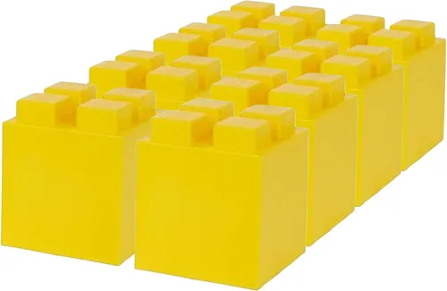 Vista 9 de EverBlock Paquete modular de plástico de tamaño natural de 3 x 3 pulgadas Bloques de construcción gigantes Fácil de conectar y reutilizar Uso