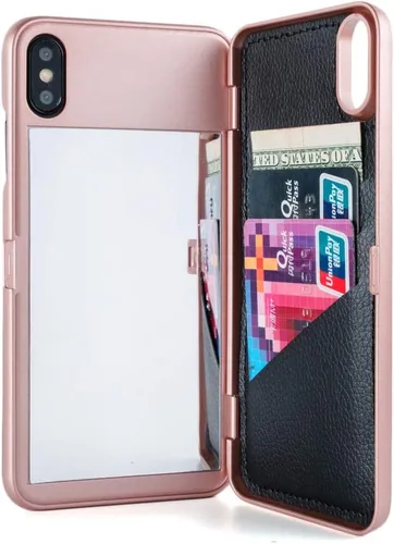 Vista 9 de Funda para iPhone 11 Pro Max, funda tipo cartera de lujo para mujer con tarjetero a prueba de golpes espejo y soporte para Apple iPhone 11 Pro Max