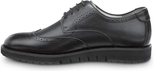 Vista 4 de SR Max Durham - Zapatos de trabajo antideslizantes para hombre, color negro, con punta de ala
