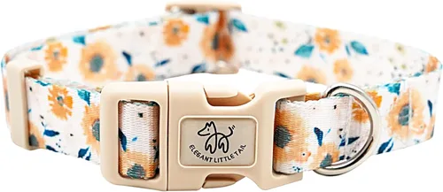 Vista 8 de Elegant little tail Collar para perro, collar de Navidad ajustable para perros pequeños, medianos y grandes, collares suaves para cachorros