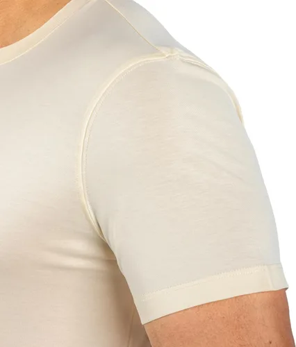 Vista 2 de Camiseta para hombre, sin encogimiento, suave, ajustada, de primera calidad, 100% algodón Supima